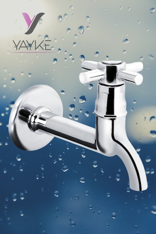 Yayke Uzun Pirinç Lavabo Musluğu Krom