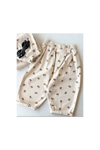 Laciel Prs Bear Balloon Pantolon Krem Krem