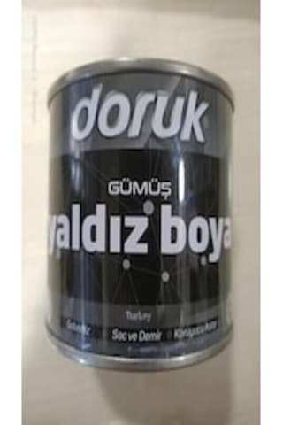 HASKAN Doruk Gümüş Yaldız Boya Soba Boyası 0.20 Litre