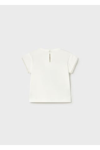 Mayoral Kız Çocuk T-shirt 1079 Krem