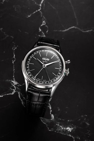 Vulcain Cricket President 39mm Black Limited Edition Mekanik Alarm Erkek Kol Saati Metalik