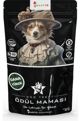 Dana Yürek Atıştırmalık Ödül Maması 80 Gr-101