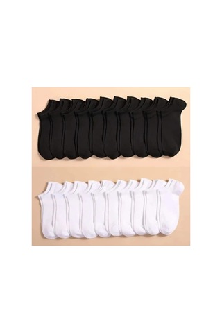 Worthy Socks 16 Çift Kısa Patik Bilek Çorap 16'lı Paket Çok Renkli