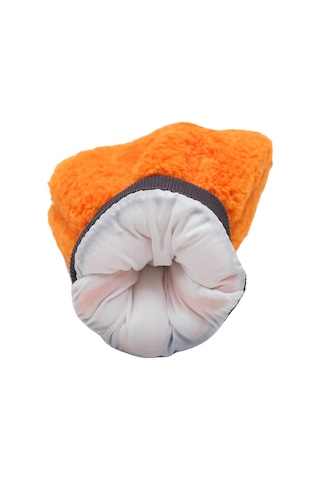 Welsoft Oto Yıkama Eldiveni Astarlı Araç Temizleme Mikrofiber Araba Cila Eldiveni Turuncu