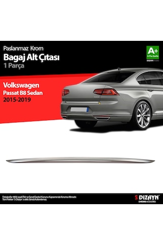 S-Dizayn Vw Passat B8 Krom Bagaj Alt Çıtası 2015 Üzeri N11.4912