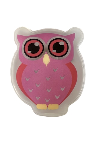 Pembe Baykuş Cep Sobası,el Isıtıcı,sıcak Su Torbası Pvc 9cm