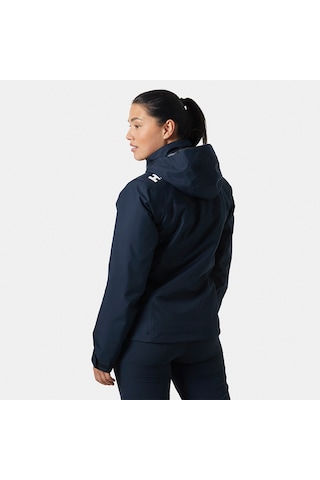 Helly Hansen Crew Hooded Midlayer 2.0 Kadın Lacivert Kapüşonlu Mont Lacivert