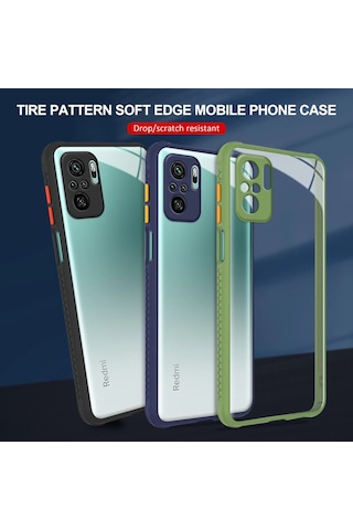 Xiaomi Redmi Note 10 Pro Kilif Lens Korumali Arkasi Seffaf Kapak 473452058