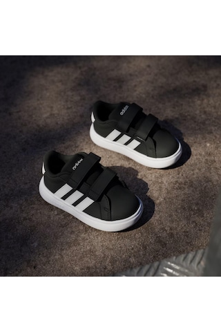 Adidas Grand Court 3 Bubble Cf I Çocuk Günlük Spor Ayakkabı C-adıkı3234p10a00 Siyah