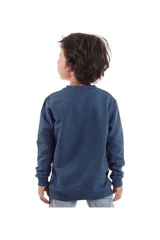 Denokids Uzay Kaşifi Erkek Çocuk İndigo Sweatshirt Renkli