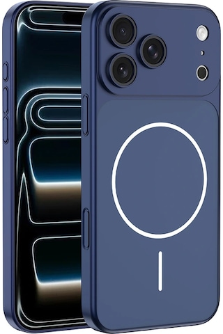 Apple Uyumlu iPhone 16 Pro Kılıf Zore M-safe Şarj Özellikli Kamera Korumalı Spark Kapak