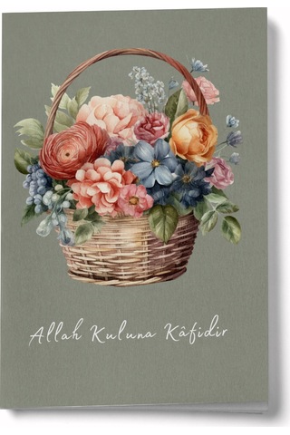 Allah Kuluna Kafidir Mini Defter Çok Renkli