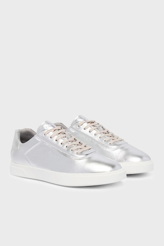 Calvin Klein Deri Logolu Sneaker Ayakkabı Hw0hw03289pe6 Bayan Ayakkabı Hw0hw03289 Pe6 Gri
