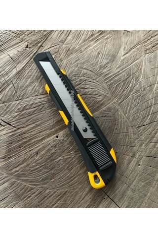 Dekor Pro Döküm Lüx Maket Bıçağı Falçata Metal Büyük Maket Bıçağı 18mm