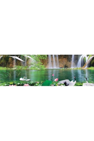 Mutfak Tezgah Arası Folyo Fayans Kaplama Folyosu Şelale