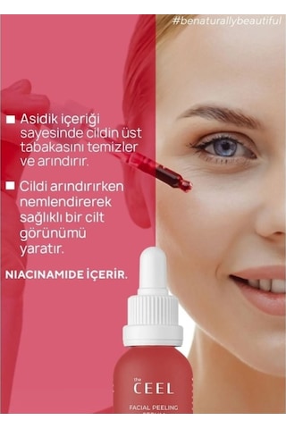 The Ceel Aha Bha Kırmızı Peeling Serum 30ml