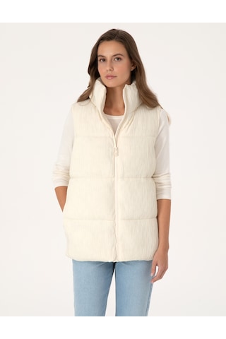 Pierre Cardin Kadın Ekru Mont Yelek 50308957-vr019 Ekru