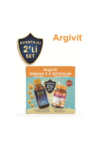 Argivit Master Fish Oil Ve Stikolin Avantajlı 2'li Set