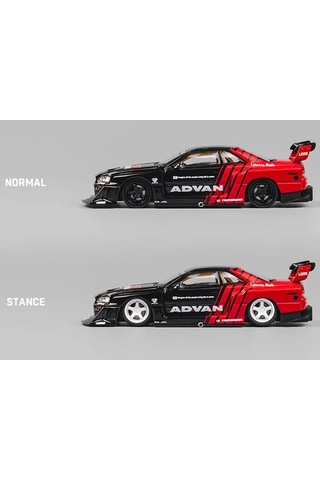 Cm Model 1/64 Nissan Skyline Lb-er34 "super Silhouette" Rhd Right Hand Drive "advan"