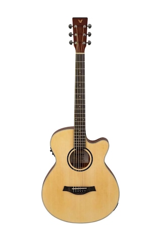 Valler AGX300 Thinbody İnce Kasa Ladin Ağacı Elektro Akustik Gita