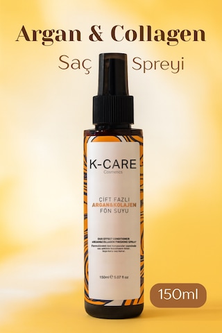 K K-care Cosmetics Argan & Collagen Kolay Tarama Saç Bakım Spreyi 150 ML