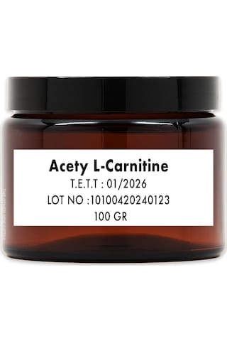 Acetyl L-carnıtıne Hcl Asetil L-karnitin Hcl Toz 100 Gr