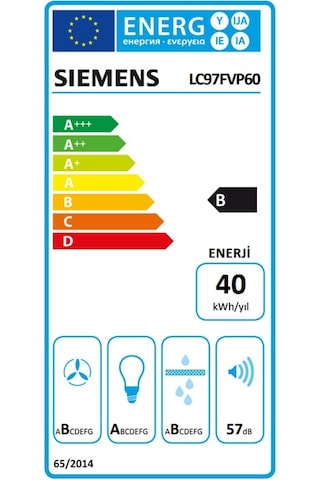 Siemens iQ700 LC97FVP60 Duvar Tipi Davlumbaz