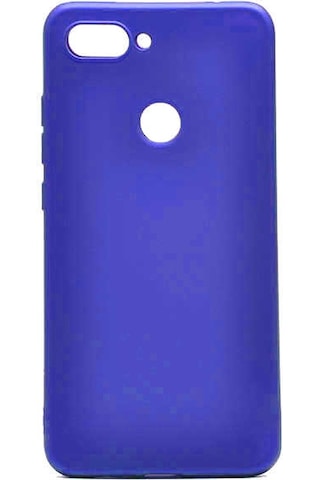 Ekılıf - Xiaomi Mi 8 Lite Uyumlu Kılıf Mat Soft Premier Silikon Kapak - Saks Mavi