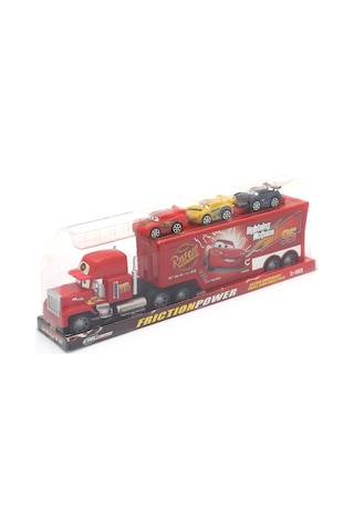 Cars Mack Tır Açılır Kapanır Kasa 3 Araçlı 48 Cm Sürtmeli Tır