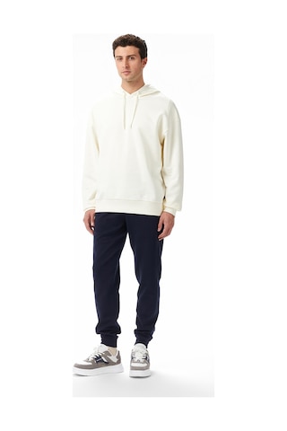Nautica Erkek Krem Oversize Kapüşonlu Sweatshirt Desenli K57071t Krem