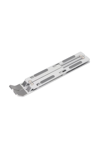 Vkemall Alüminyum Dizüstü Bilgisayar Standı Yükseklik Ayarlanabilir Katlanabilir Isı Dağıtıcı 10-15.6 İnç Uyumlu Masaüstü Tutucu Gümüş N3