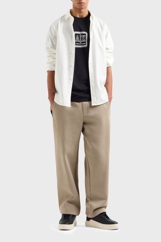 Armani Exchange Erkek Gömlek Xm000431 Af13131 F0045 Ekru Ekru