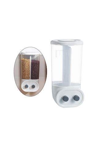 Duvara Monte Kuru Gıda Depolama Kutusu Mavi