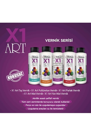 Polisan X1 Art Vernik Mat 120 Ml