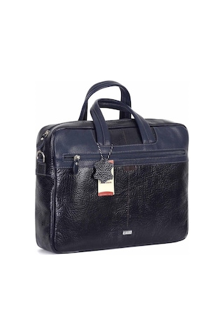 Deri Lacivert Laptop Evrak Çantası 253 62-134207 Siyah