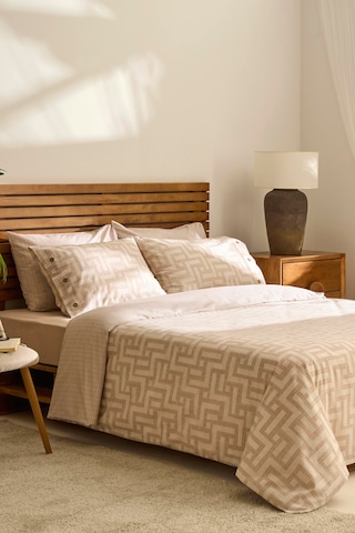 Kaşmir Home Sorento Çift Kişilik Nevresim Takımı Bej Bej