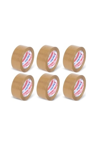Nuga 45 Mm X 100 Mt Kahve Taba Koli Bandı 24 Adet