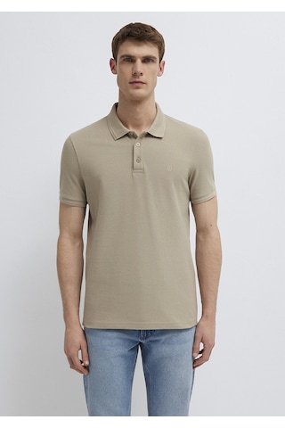 Mavi - Bej Polo Tişört 064946-80697