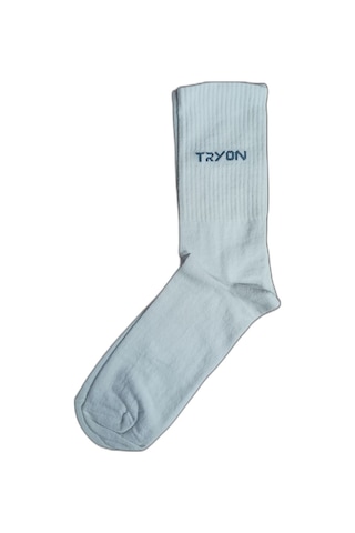 Tryon Beyaz Antrenman Çorabı 1243