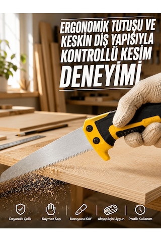 Shnstore Düz Bıçaklı Budama Testeresi Kılıflı Güvenli Tasarım Shntknd0720