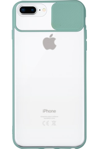 Apple Uyumlu iPhone 6s Plus Kapak Lensi Açılır Kapanır Kamera Korumalı Silikon Kılıf