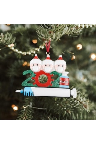 Lijinxu Reçine Noel Kolye Hatıra Hediyeleri Noel 3 Kafa Için