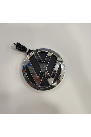 Maoyaya Bosphorusboutique 4d Led Araba Amblem Işıkları Vw Volkswagen Beyaz 11cm Araba Logosu Işığı Zt