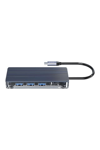 Orico WB-6RJ 6 Portlu USB 3.0 100W RJ45 1000 Mbps HDMI Çoklayıcı HUB Gri