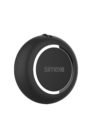 Simex Universal Micro / Type C / Lightning Data Kablosu SPK-07 Spool 3in1 Makarali Siyah