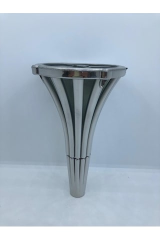 Plastik. 19 Cm Krom Kaplama, Berjer,mobilya,ünite Ayağı 4adet