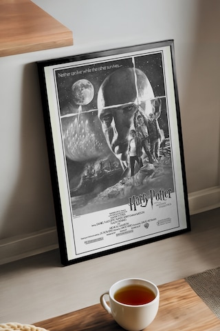 Harry Potter Siyah Ahşap Çerçeveli Poster, Film Duvar Tablosu