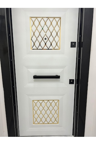 Homdep Çelik Kapı Çekme Kolu Tutma Kolu Dörtgen Tip 35 Cm Ayarlanabilir Sistem Siyah