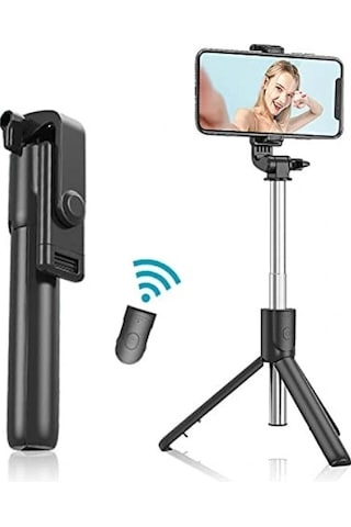 Vexor Uzaktan Kumandalı Tripod Özellikli Selfie Çubuğu