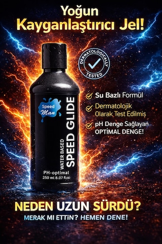 Speed Man Speed Glide Kayganlaştırıcı Lubricant Sade 250 ML